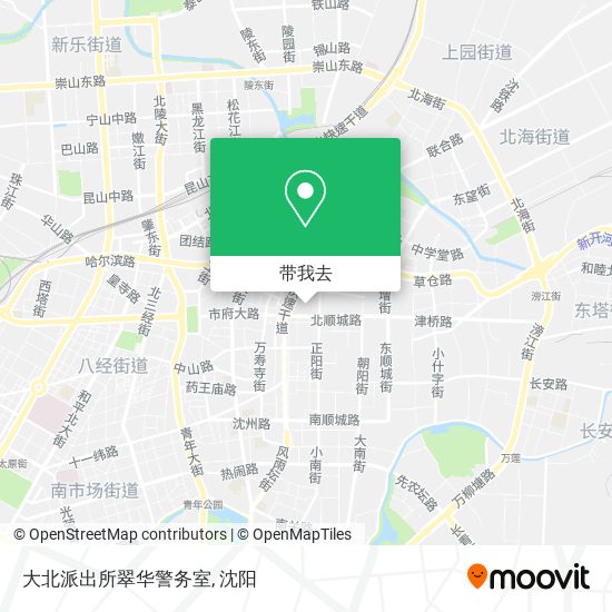 大北派出所翠华警务室地图