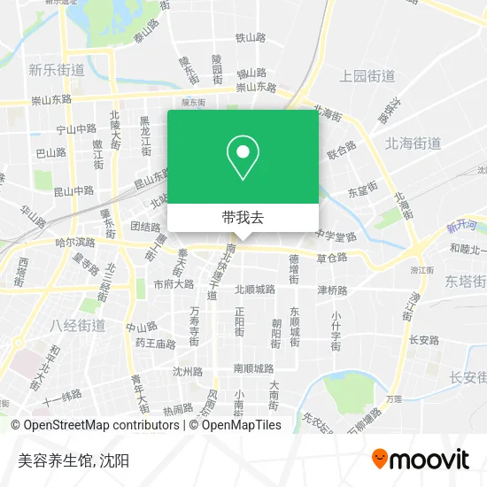 美容养生馆地图