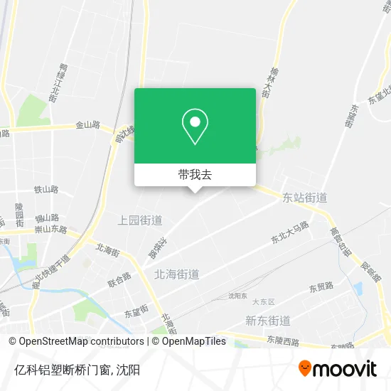 亿科铝塑断桥门窗地图