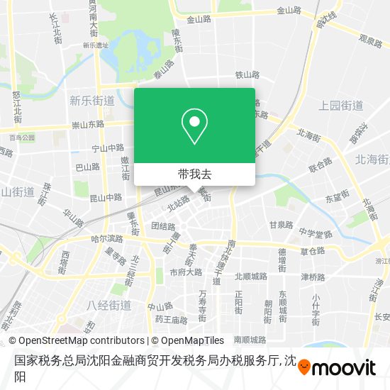 国家税务总局沈阳金融商贸开发税务局办税服务厅地图