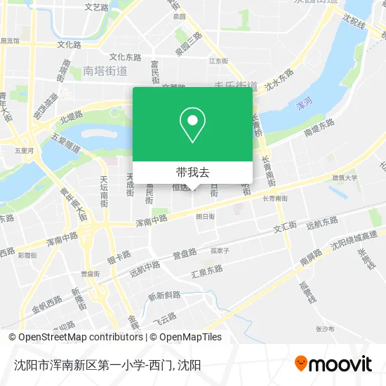沈阳市浑南新区第一小学-西门地图