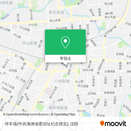 停车场(中共满洲省委旧址纪念馆北)地图