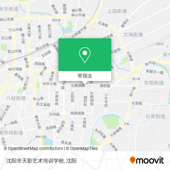 沈阳市天影艺术培训学校地图