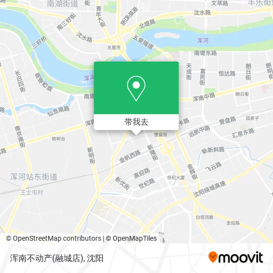 浑南不动产(融城店)地图