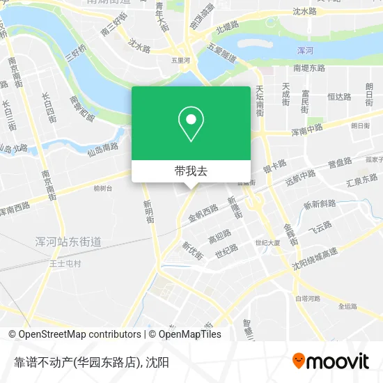 靠谱不动产(华园东路店)地图