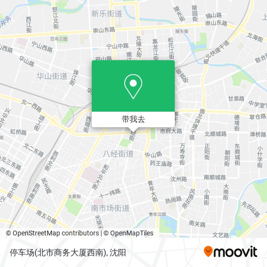 停车场(北市商务大厦西南)地图