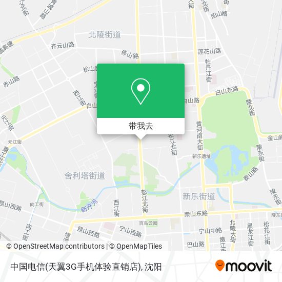 中国电信(天翼3G手机体验直销店)地图