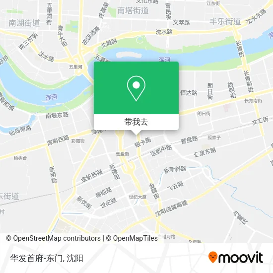 华发首府-东门地图