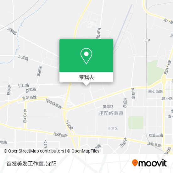 首发美发工作室地图