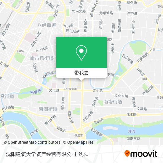 沈阳建筑大学资产经营有限公司地图