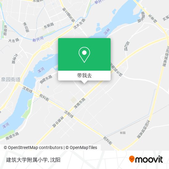 建筑大学附属小学地图