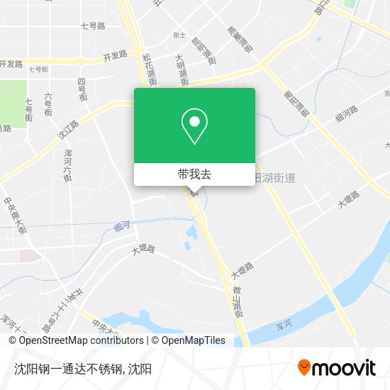 沈阳钢一通达不锈钢地图