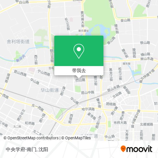 中央学府-南门地图