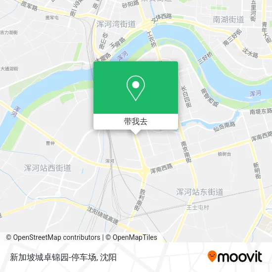 新加坡城卓锦园-停车场地图