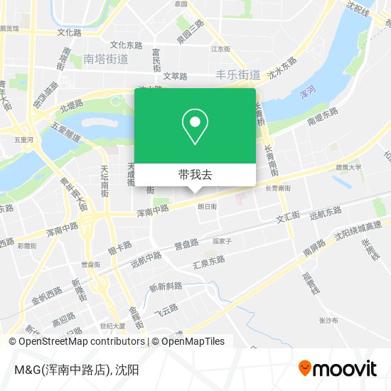 M&G(浑南中路店)地图