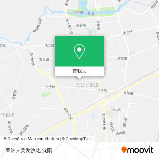 亚洲人美发沙龙地图