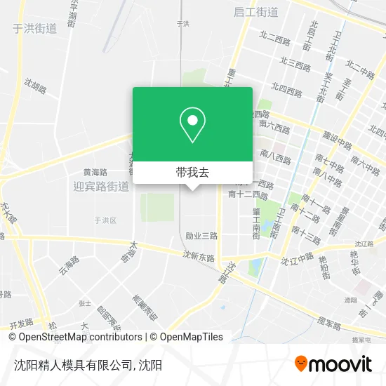 沈阳精人模具有限公司地图