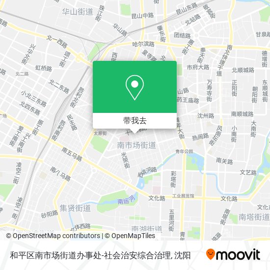 和平区南市场街道办事处-社会治安综合治理地图