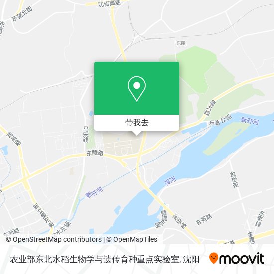 农业部东北水稻生物学与遗传育种重点实验室地图