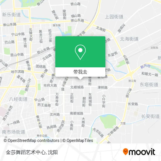 金莎舞蹈艺术中心地图