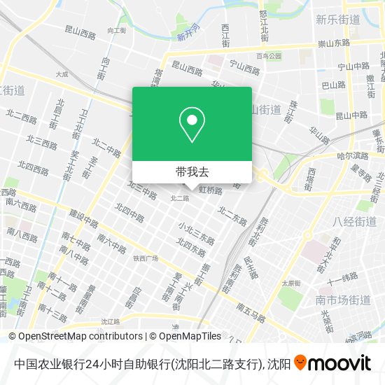 中国农业银行24小时自助银行(沈阳北二路支行)地图