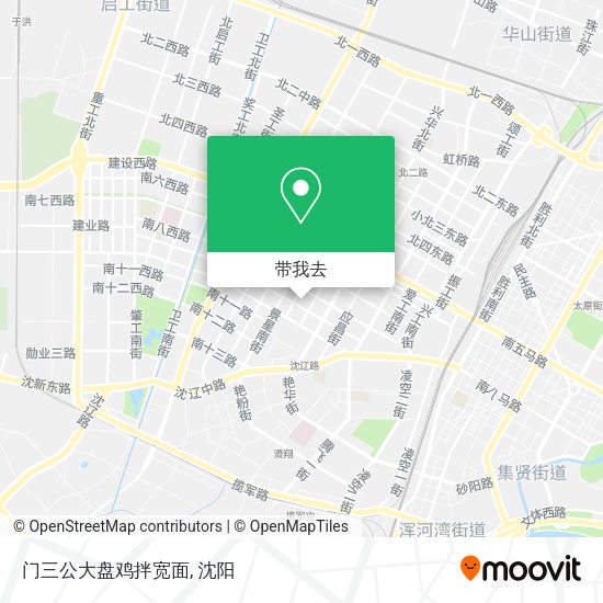 门三公大盘鸡拌宽面地图