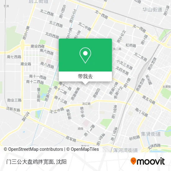 门三公大盘鸡拌宽面地图