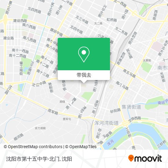 沈阳市第十五中学-北门地图