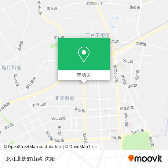 怒江北街辉山路地图