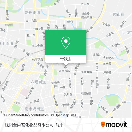 沈阳金尚茗化妆品有限公司地图