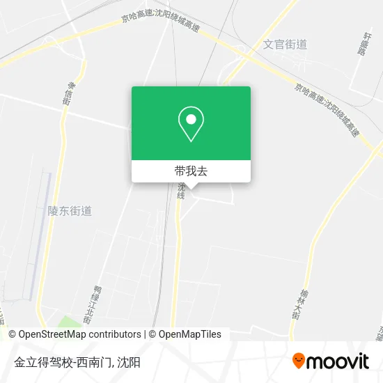 金立得驾校-西南门地图