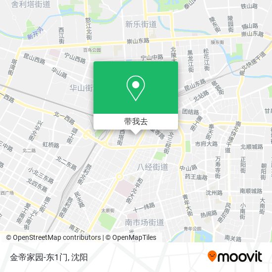 金帝家园-东1门地图