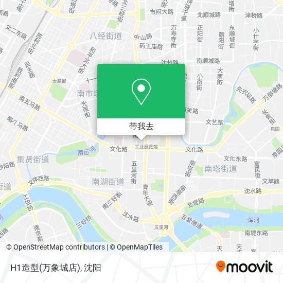 H1造型(万象城店)地图