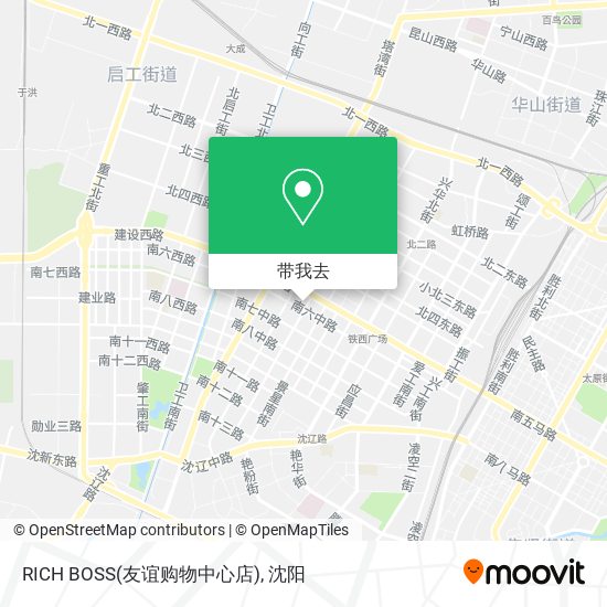 RICH BOSS(友谊购物中心店)地图