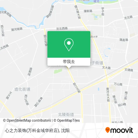 心之力装饰(万科金域华府店)地图