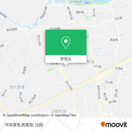 珂菲家私房菜馆地图