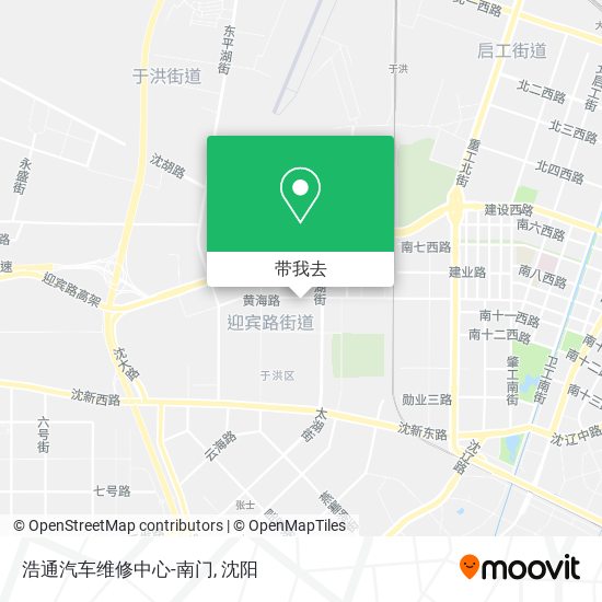 浩通汽车维修中心-南门地图