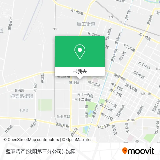 蓝泰房产(沈阳第三分公司)地图
