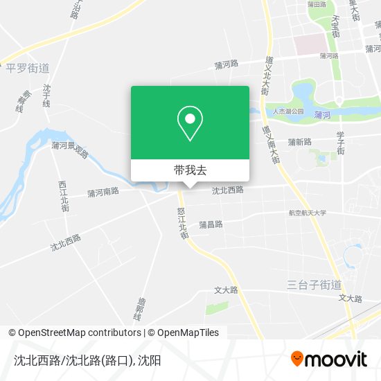 沈北西路/沈北路(路口)地图