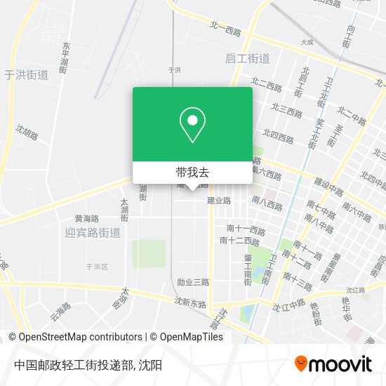 中国邮政轻工街投递部地图