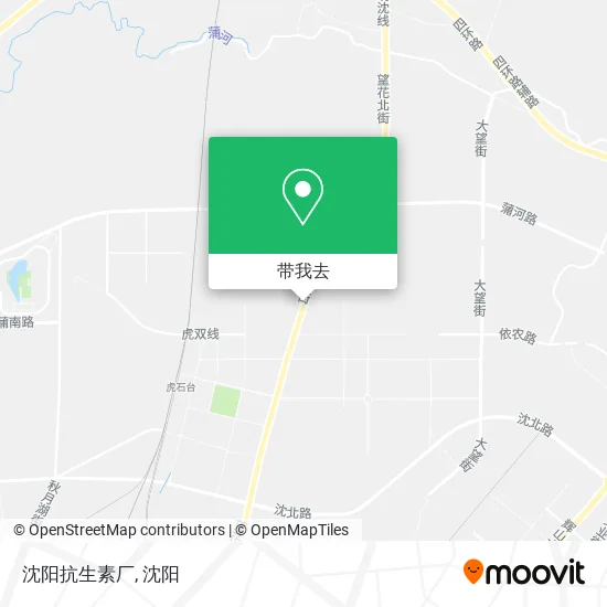 沈阳抗生素厂地图