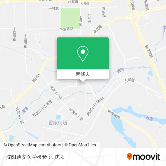 沈阳迪安医学检验所地图