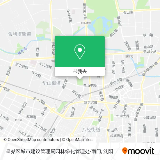 皇姑区城市建设管理局园林绿化管理处-南门地图