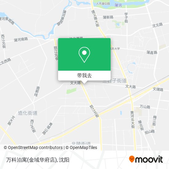万科泊寓(金域华府店)地图