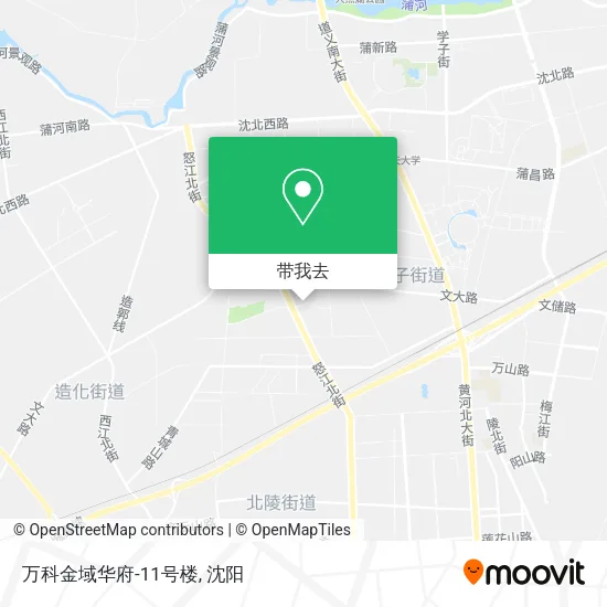万科金域华府-11号楼地图
