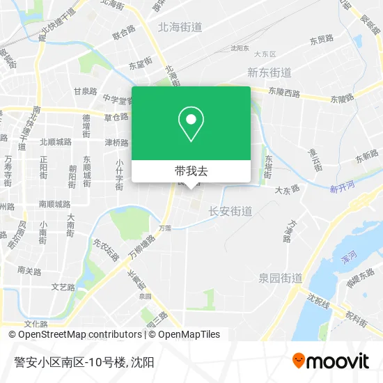 警安小区南区-10号楼地图