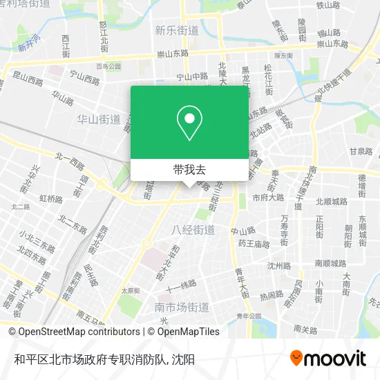 和平区北市场政府专职消防队地图