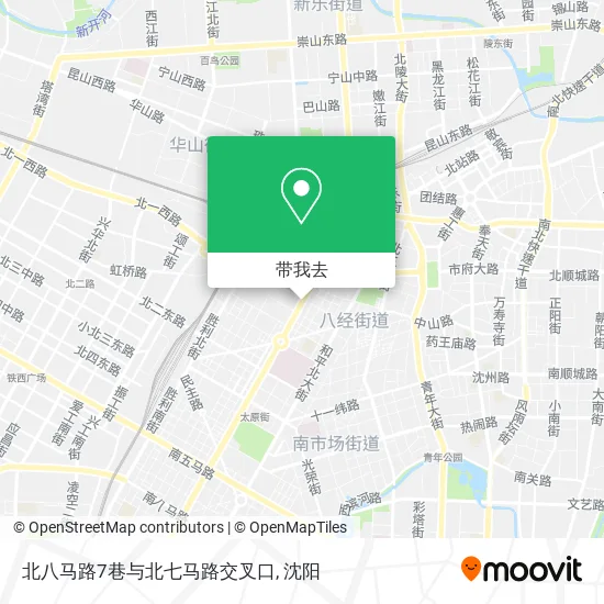 北八马路7巷与北七马路交叉口地图