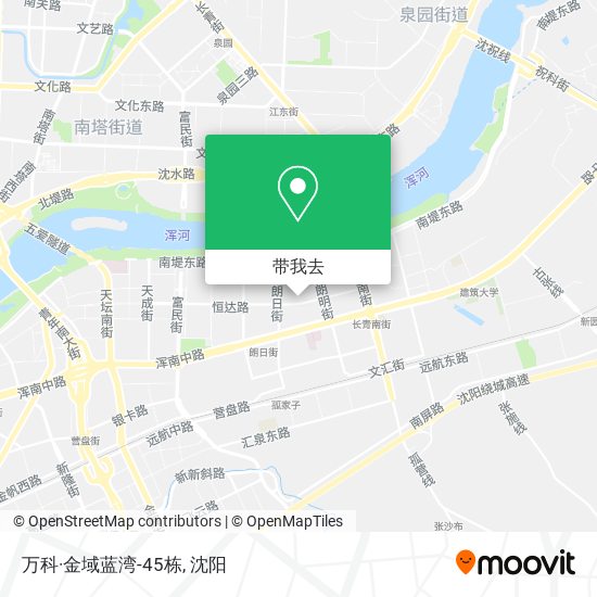 万科·金域蓝湾-45栋地图