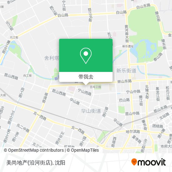 美尚地产(沿河街店)地图